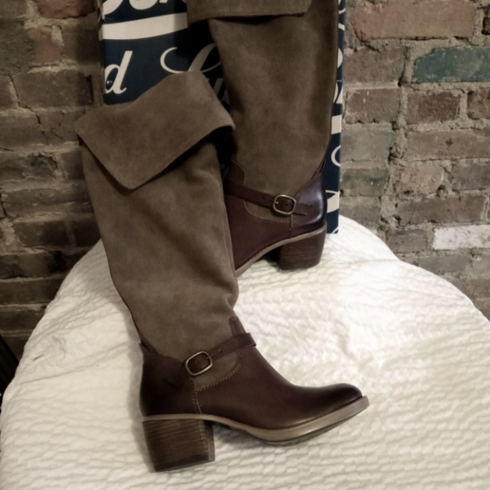 Lucky Brand Knee-High Brown Boots Size 7